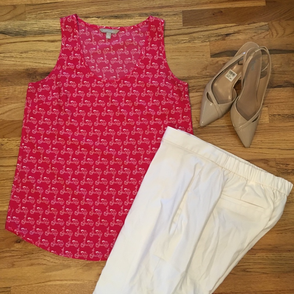 Banana Republic Fac. Pink Tank, Sleeveless, Blouse